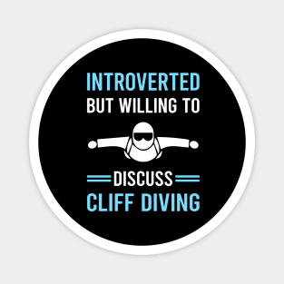 Introverted Cliff Diving Magnet